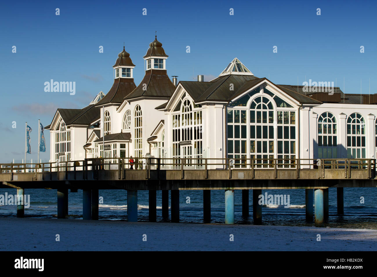 Pier 005. Sellin. Deutschland Stockfoto