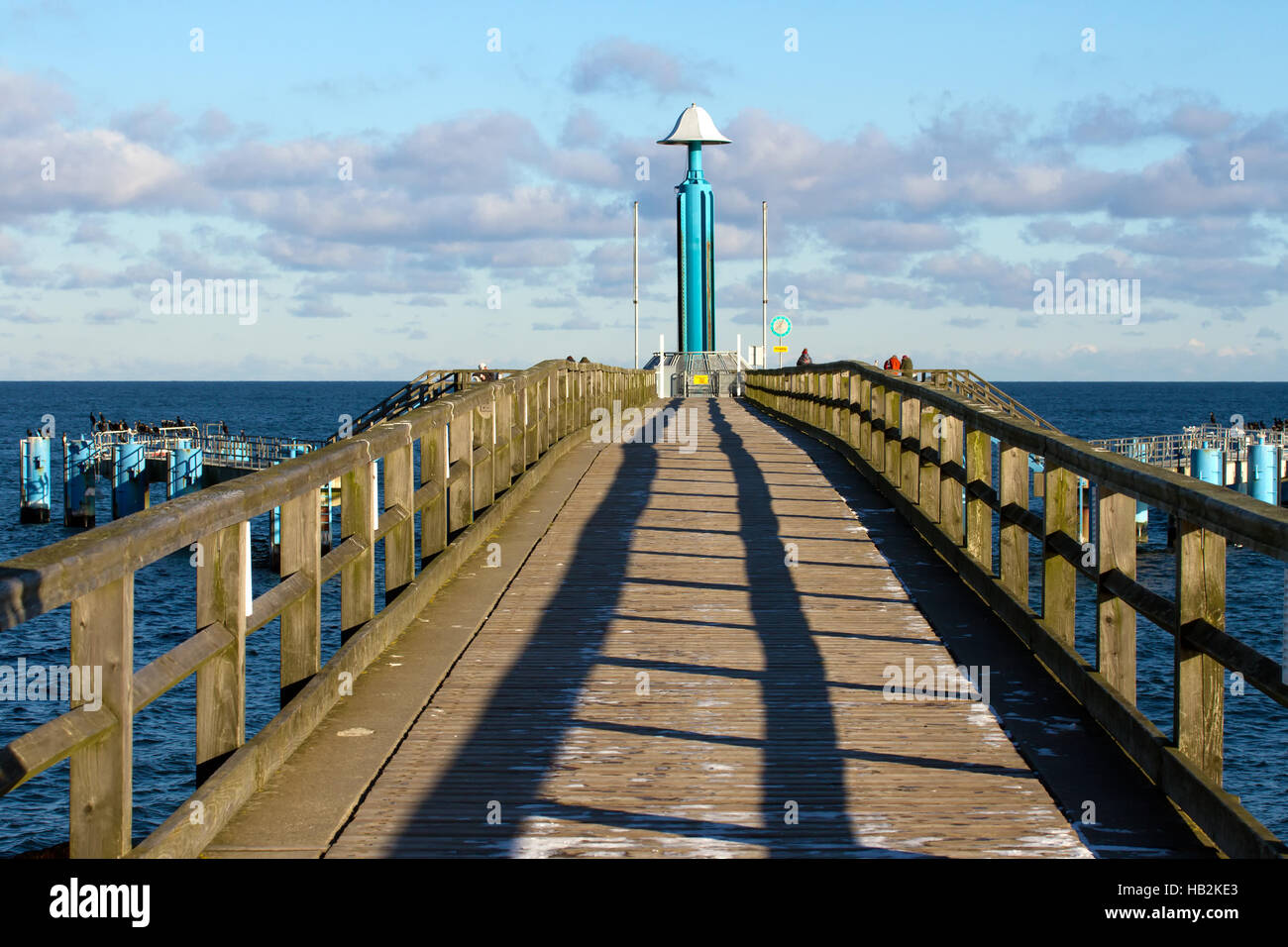 Pier 007. Sellin. Deutschland Stockfoto