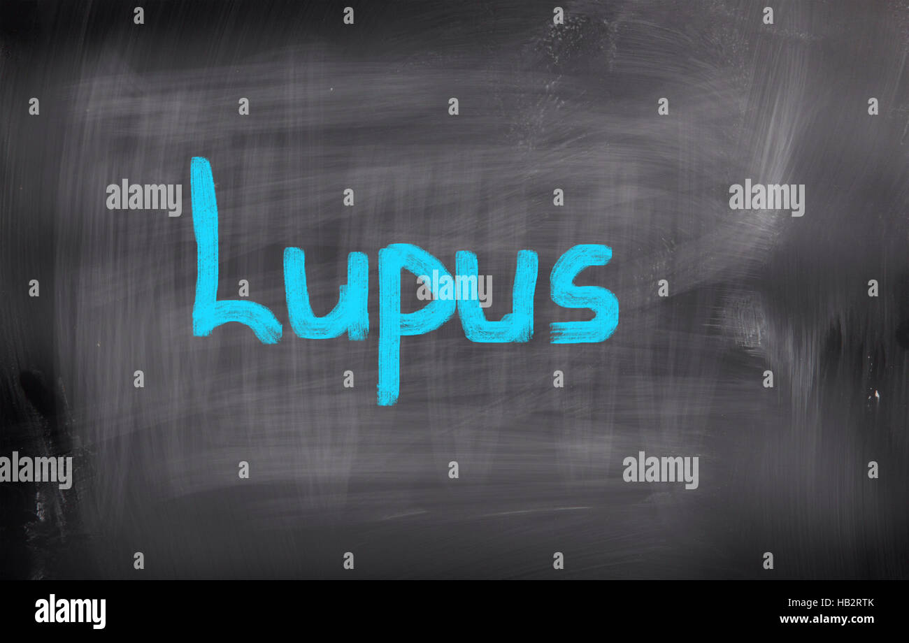 Lupus-Konzept Stockfoto