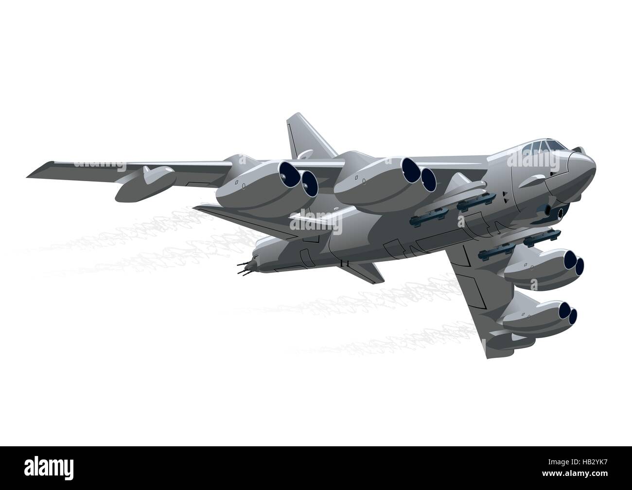 Cartoon-bomber Stockfoto