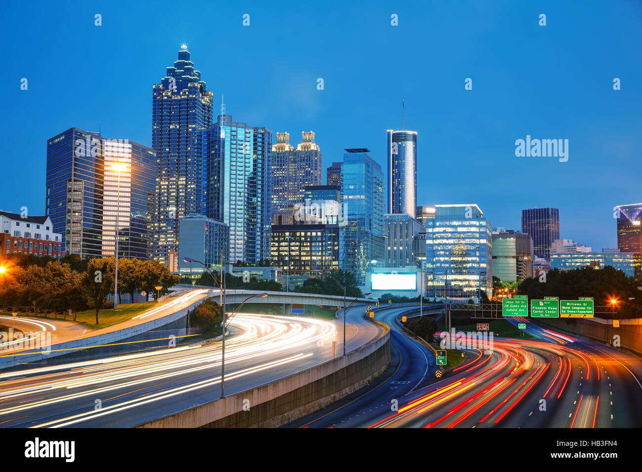 Downtown Atlanta, Georgia Stockfoto