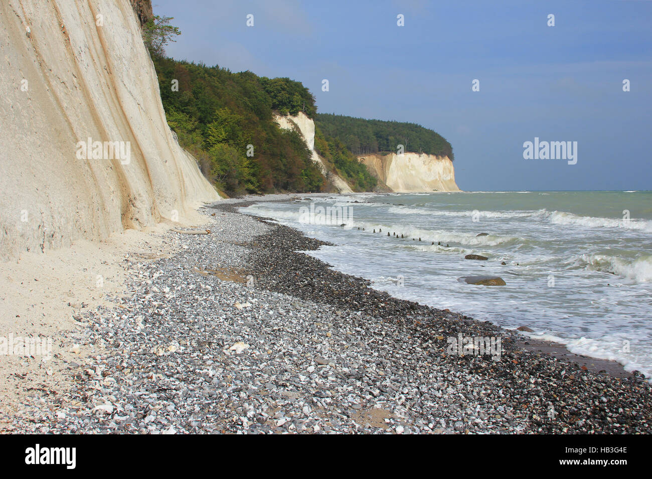 Kreidefelsen der Insel Rügen, Deutschland Stockfoto