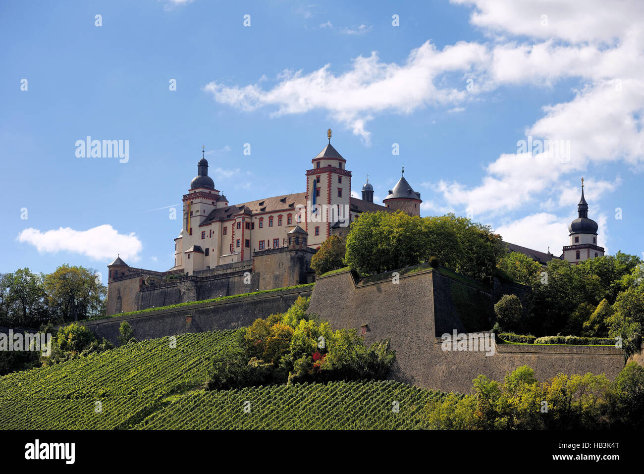 Festung Marienberg Würzburg Stockfoto