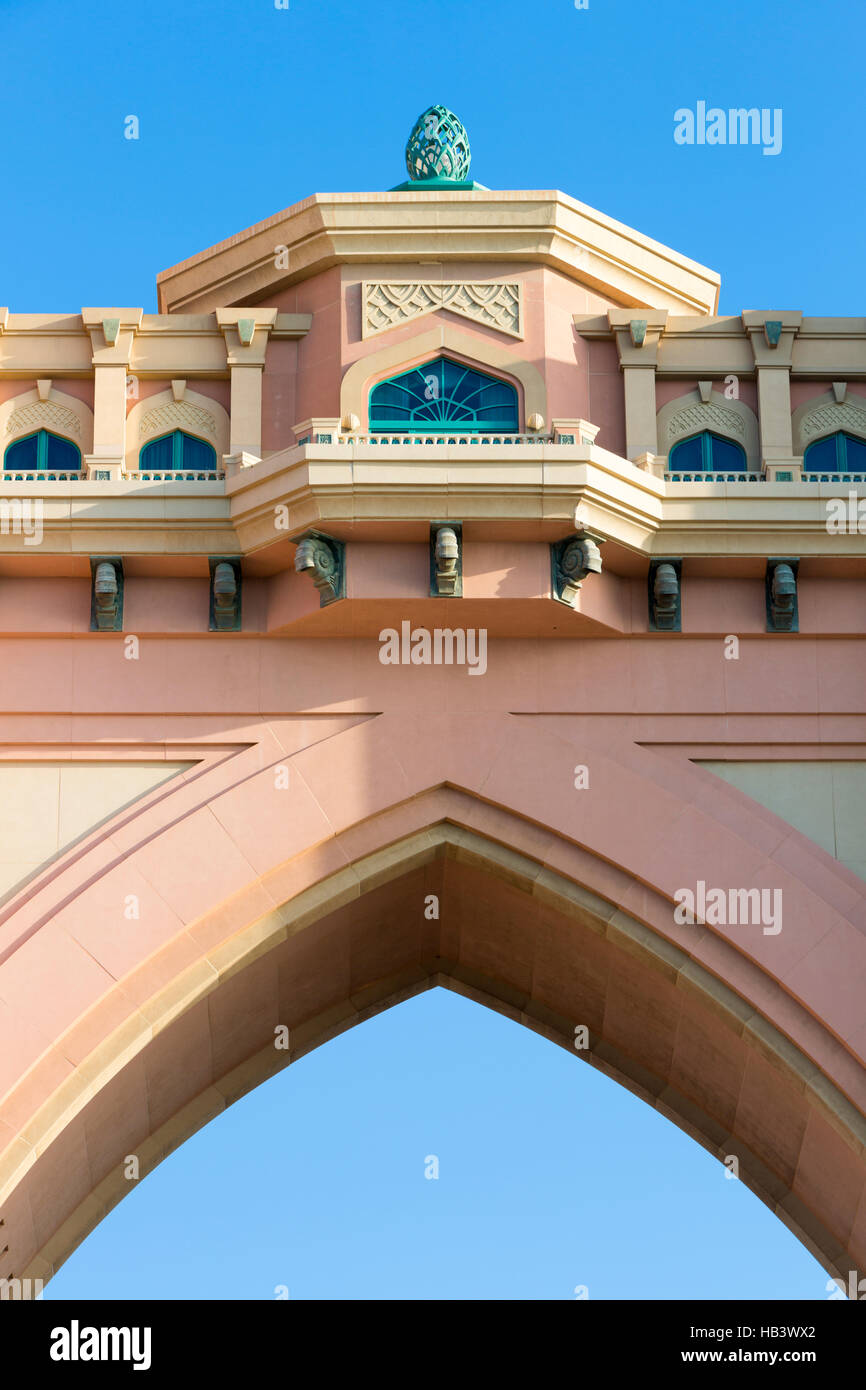 Atlantis Hotel auf Paradise Island in Dubai Stockfoto