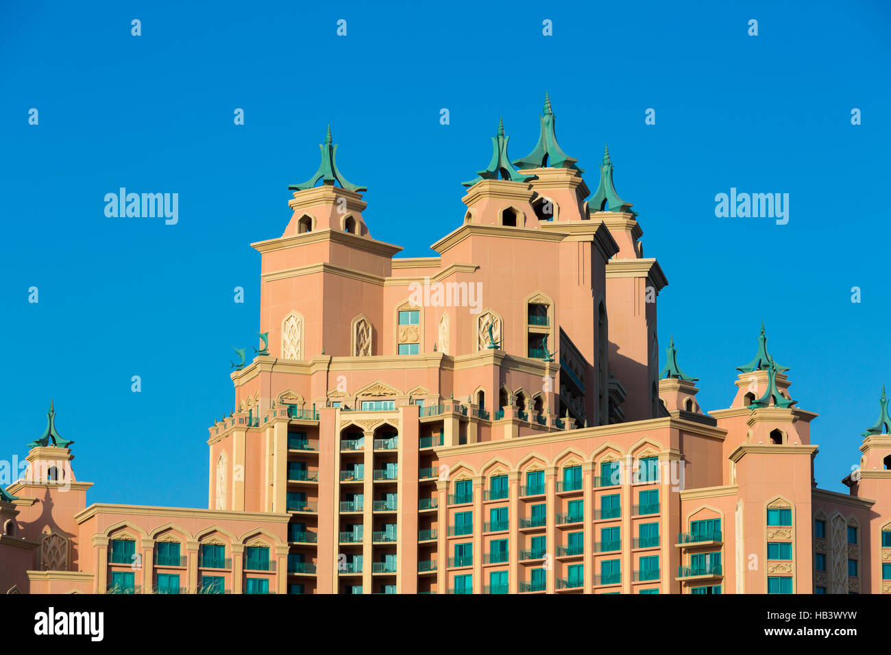 Atlantis Hotel auf Paradise Island in Dubai Stockfoto