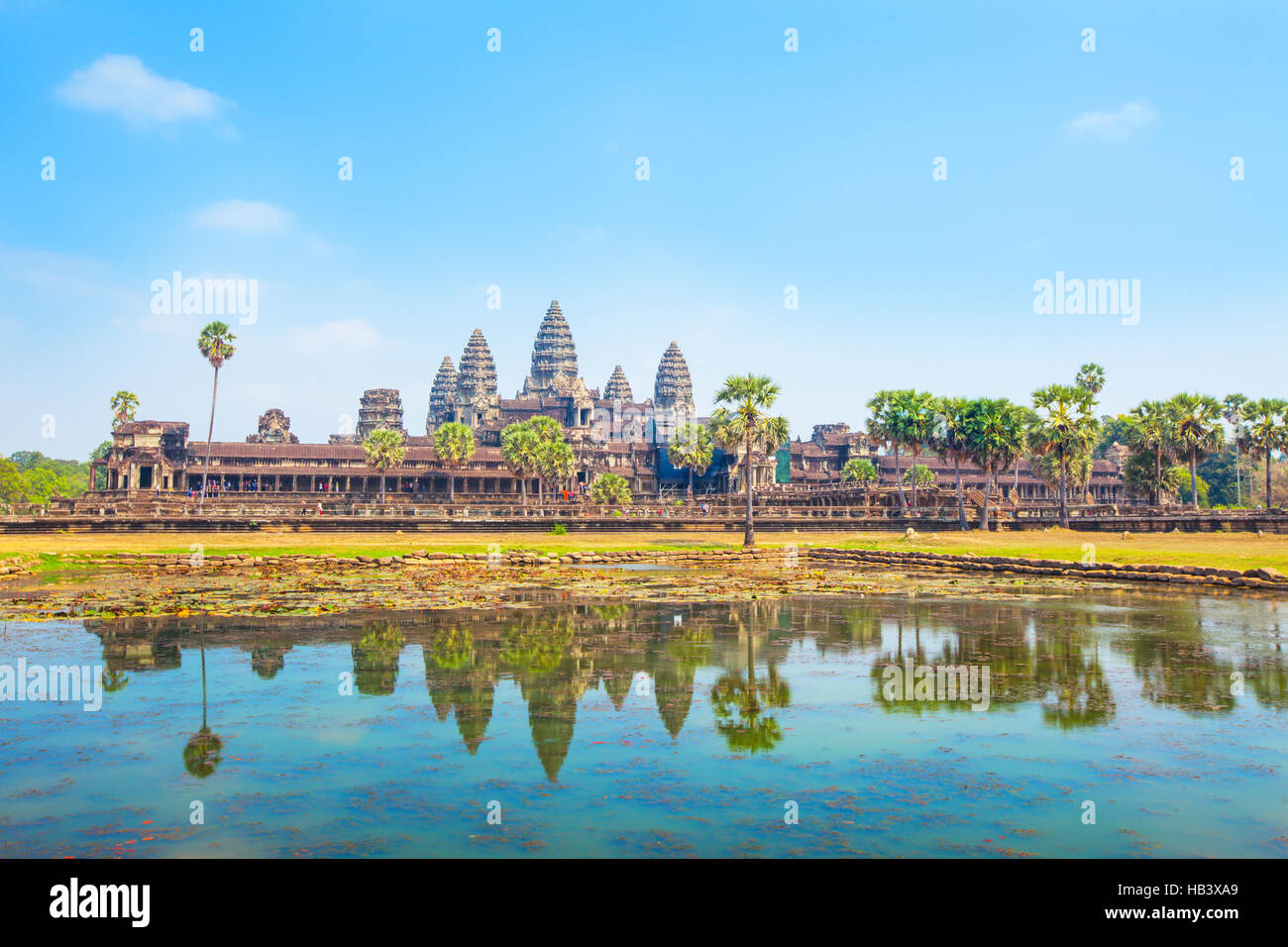 Angkor Wat Tempel Stockfoto