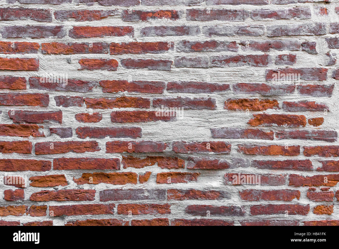 Rustikale Backsteinmauer Stockfoto