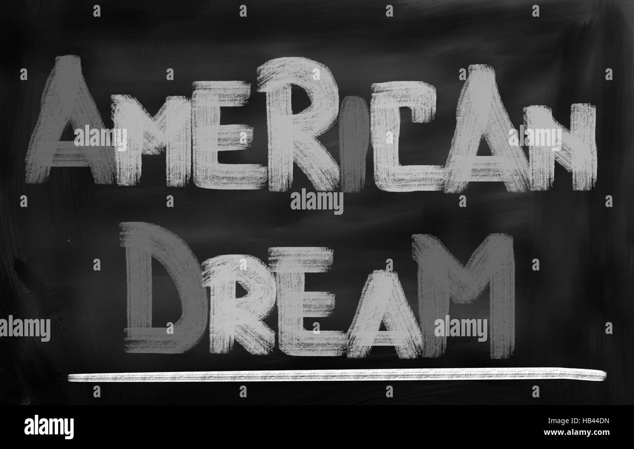 American Dream-Konzept Stockfoto