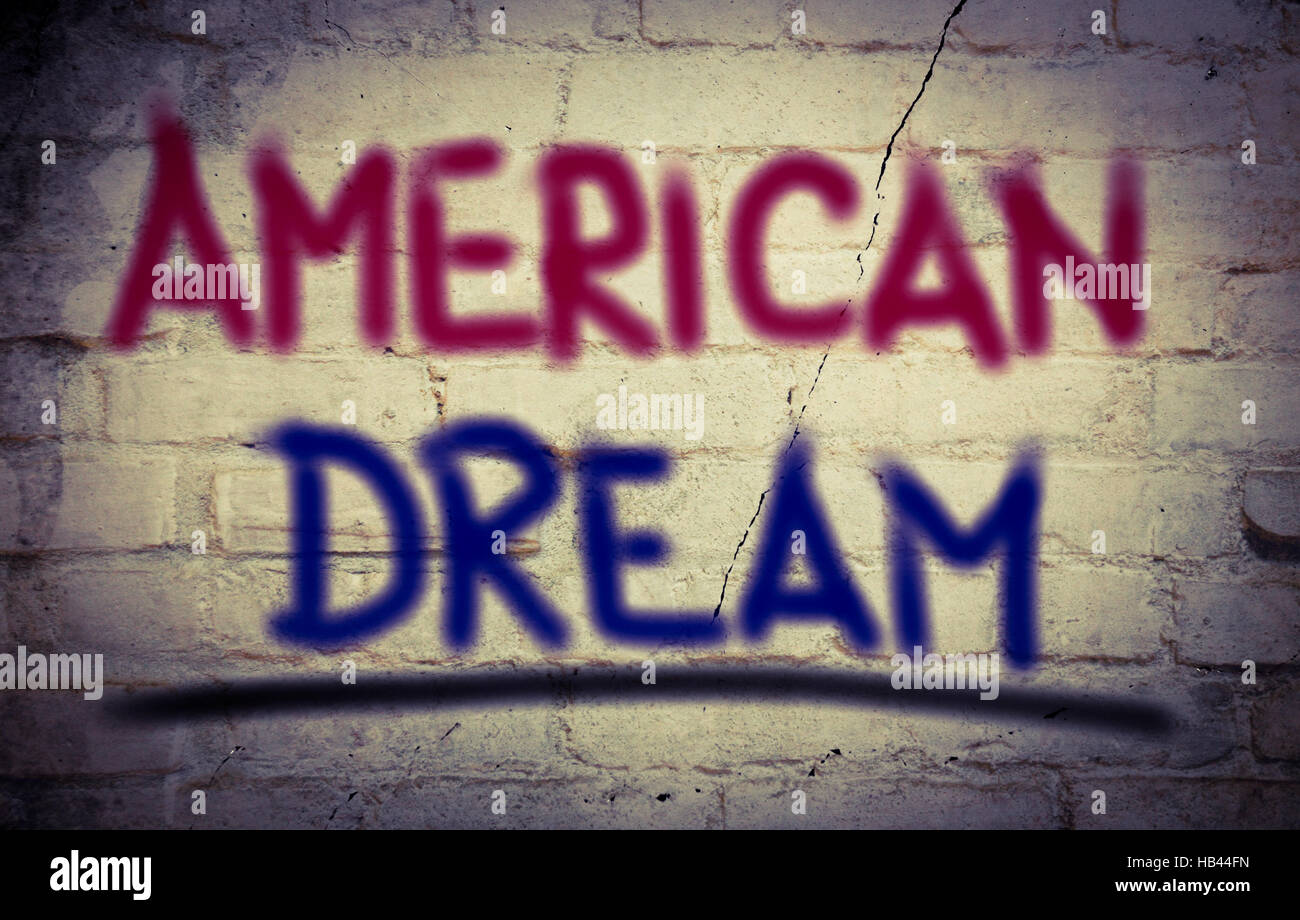 American Dream-Konzept Stockfoto