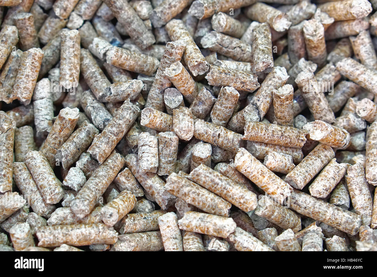 Pellet Stockfoto