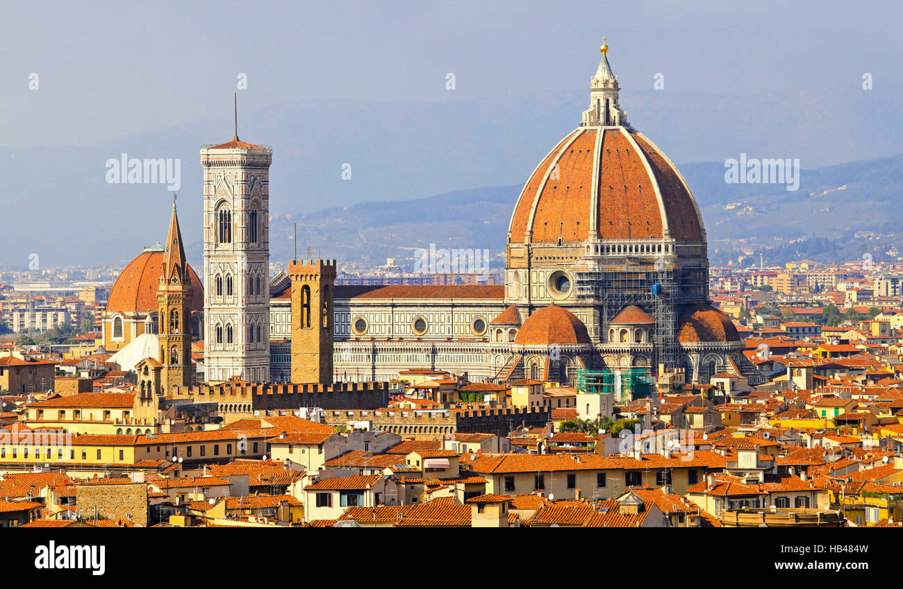 Kathedrale von Florenz Stockfoto