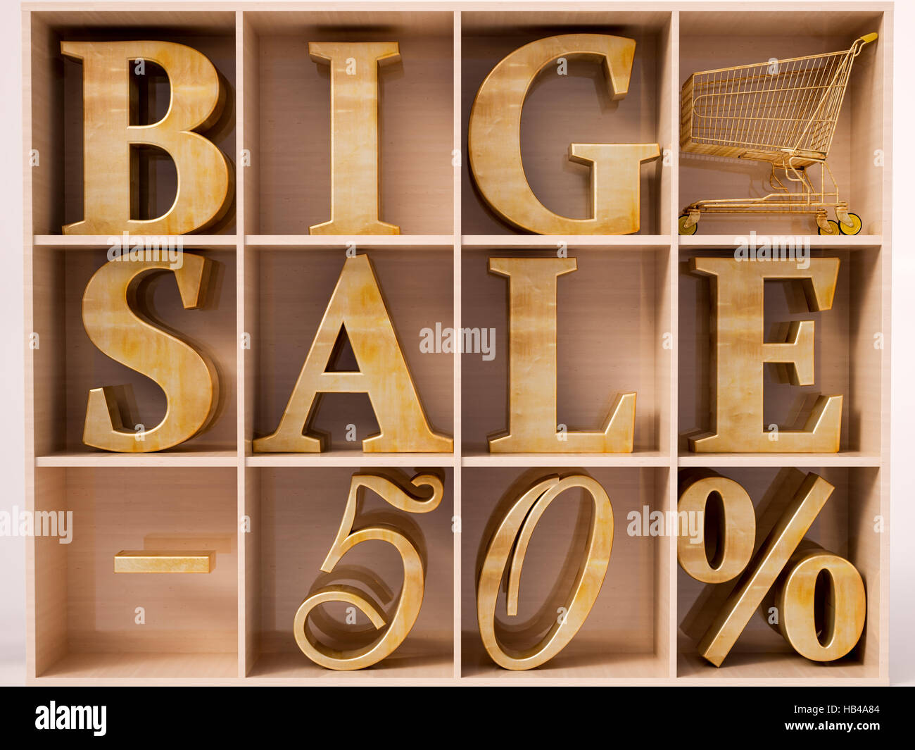 Big Sale text Stockfoto