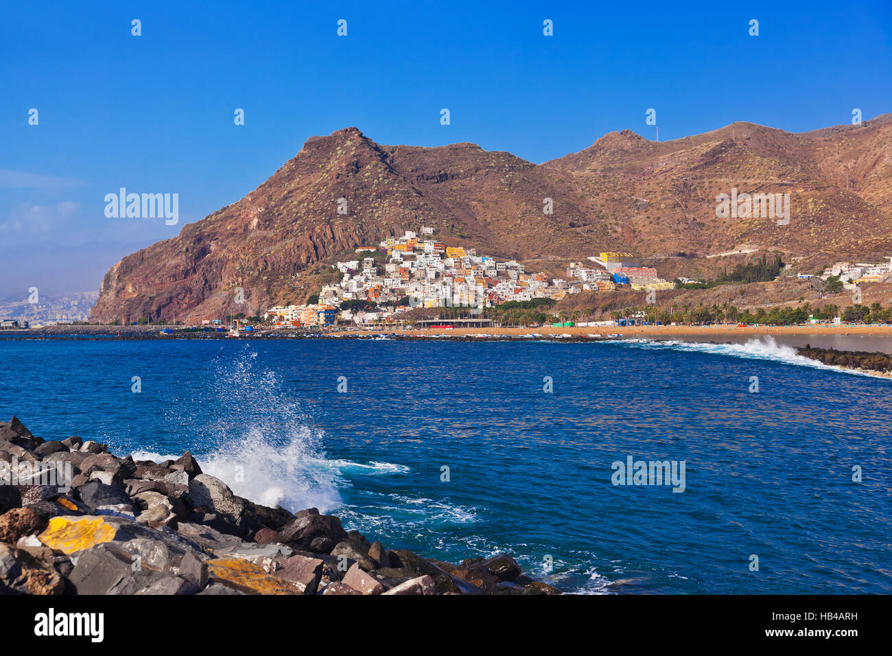 Teresitas Strand auf Teneriffa - Kanarische Inseln Stockfoto