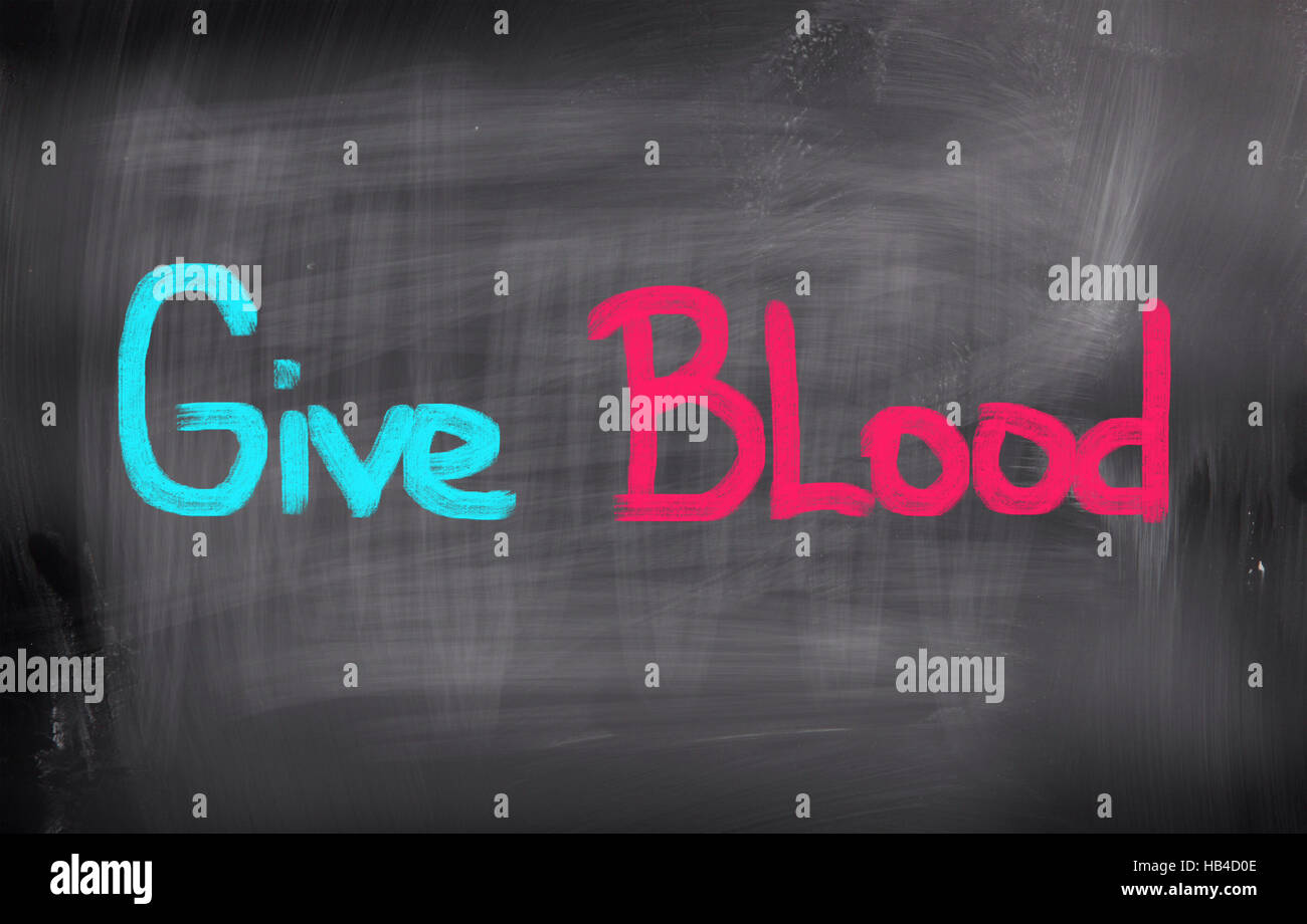 Blut Spende Konzept Stockfoto