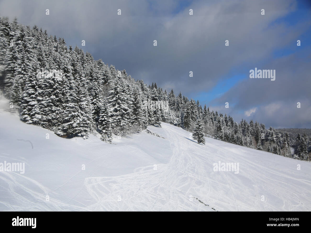 Winterlandschaft Stockfoto