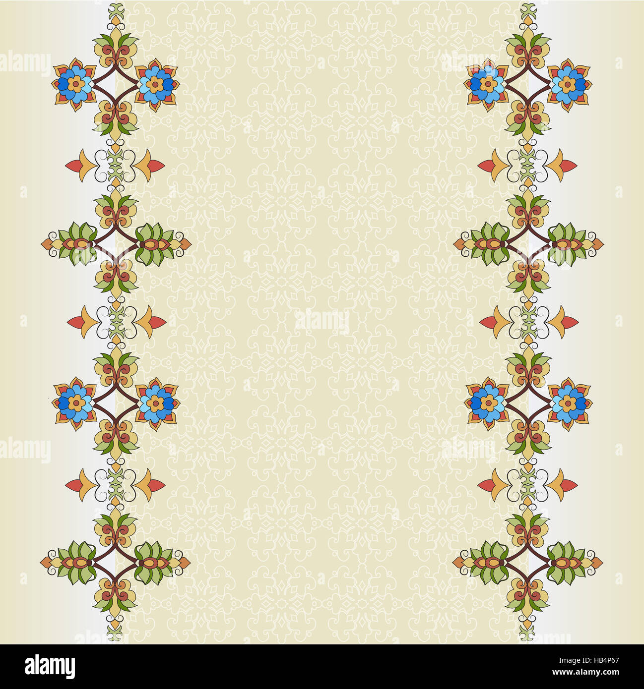 Osmanische Motive orientalischem Design Portfolio 2 Stockfoto