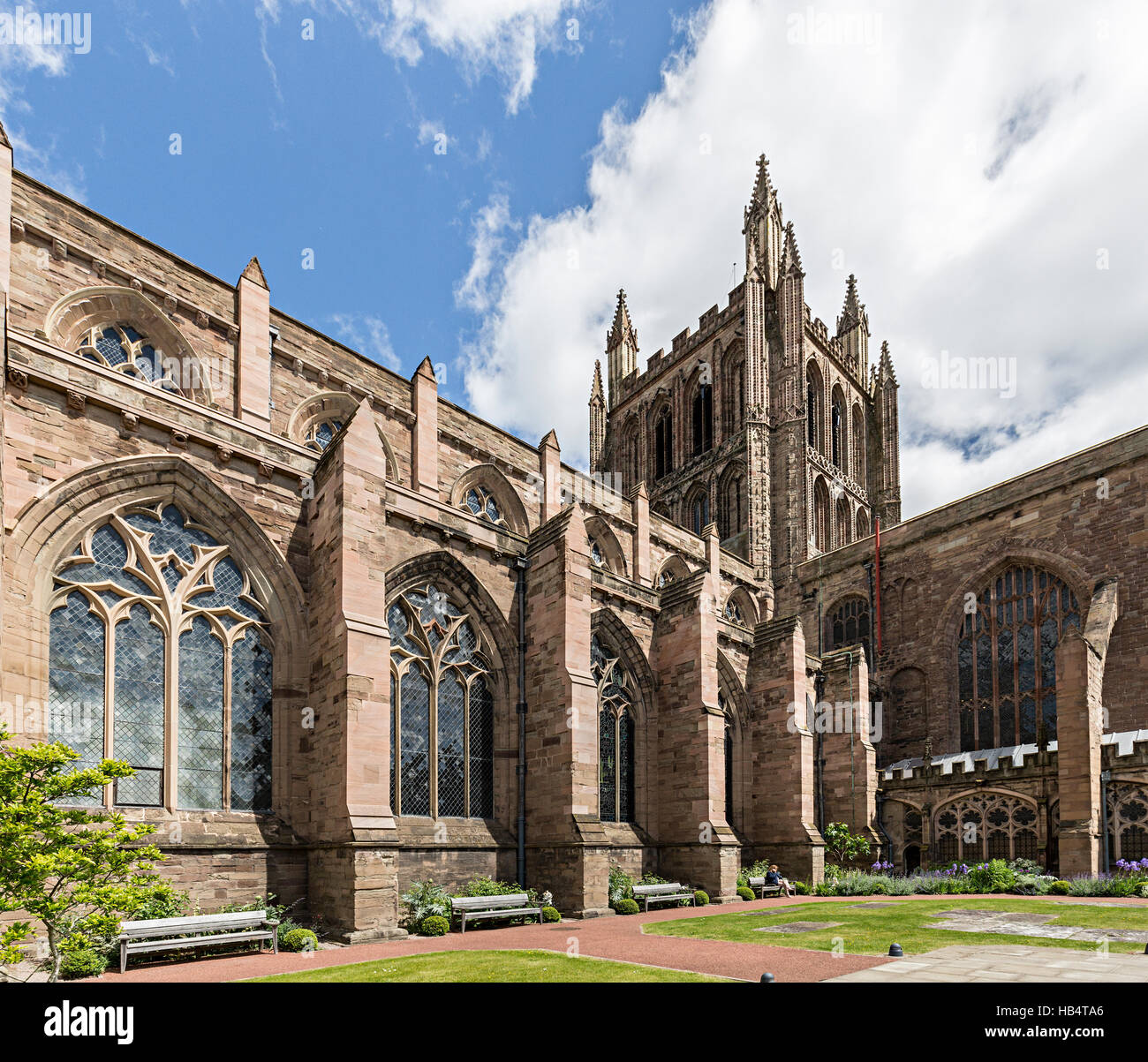 Hereford Cathedral, Hereford, England, UK Stockfoto