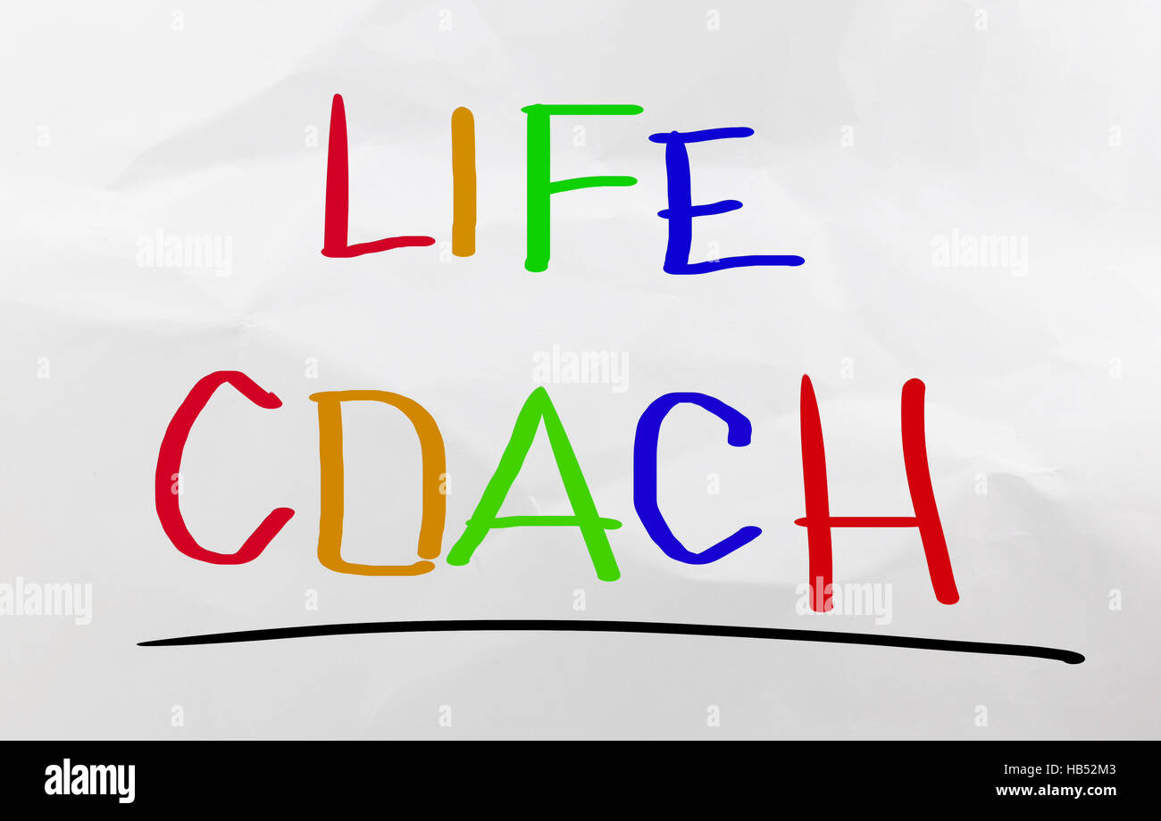 Life-Coach-Konzept Stockfoto