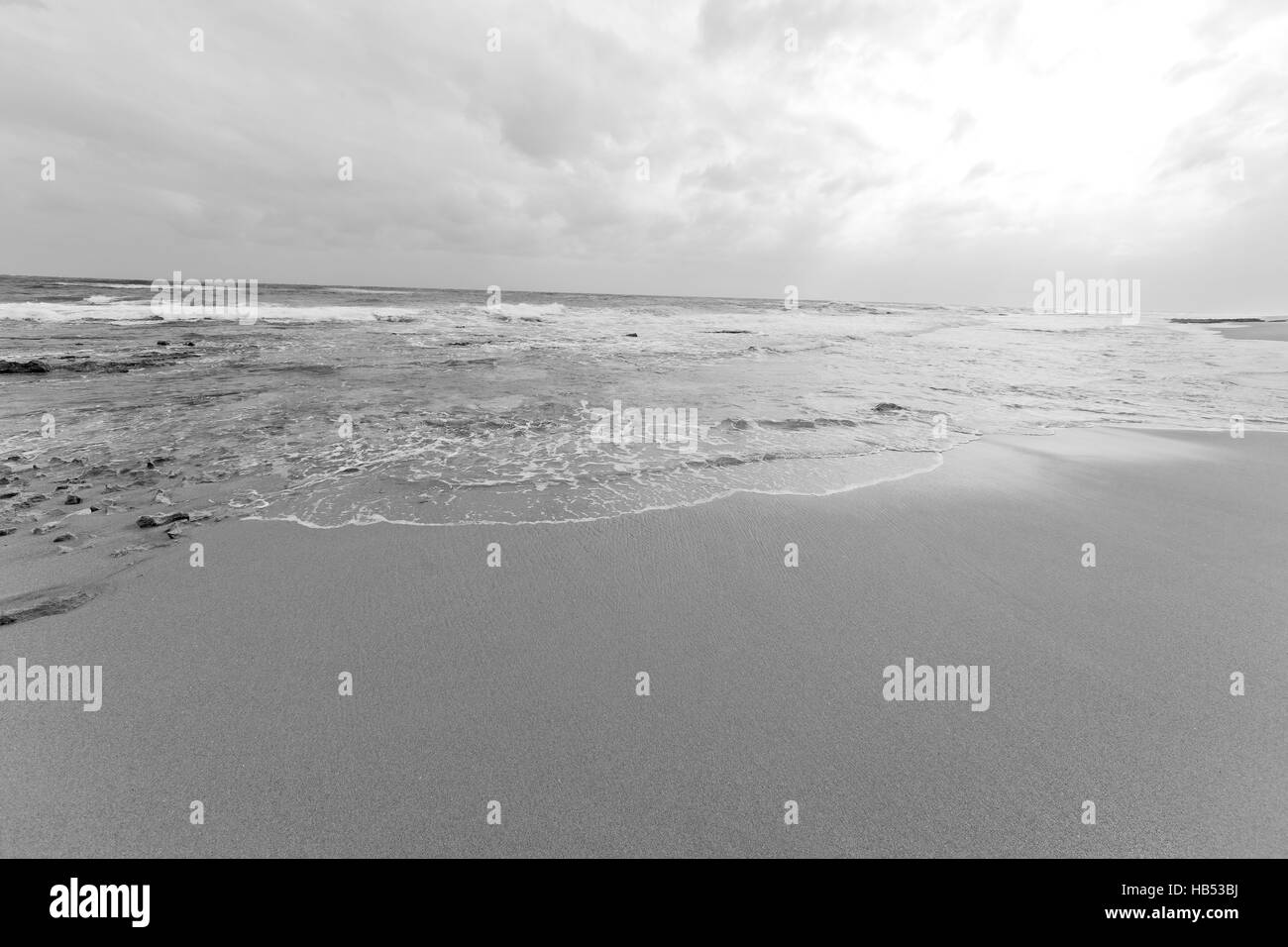 Bewegungsunschärfe in Südafrika Himmel Ozean Tsitsikamma Naturschutzgebiet Natur und Strand Stockfoto