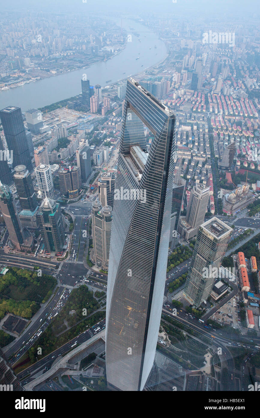 Das Shanghai World Financial Center, Shanghai, China Stockfoto