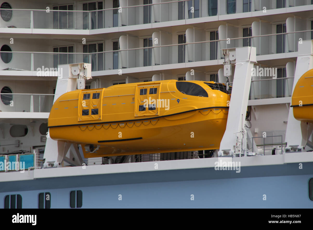 Ein Rettungsboot Stockfoto