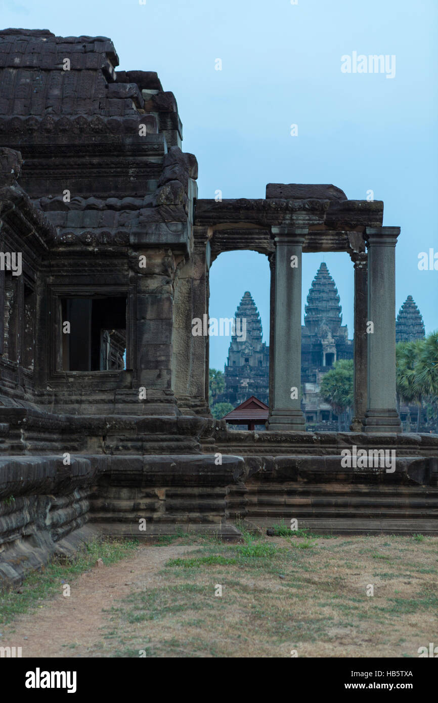 Details der Tempel Angkor Wat, Kambodscha. UNESCO Website Kambodscha Stockfoto