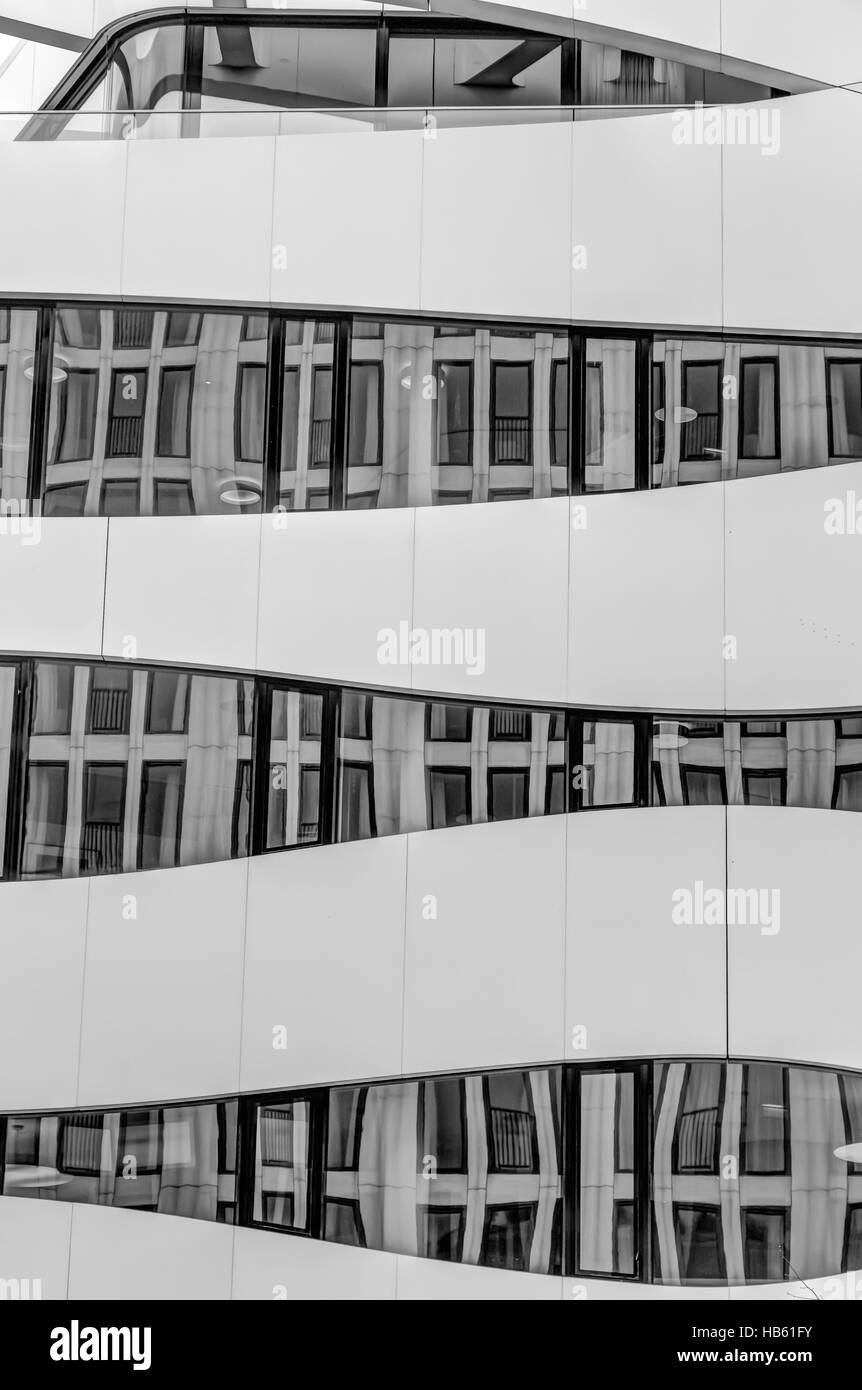Moderne Architektur-Gebäude Stockfoto