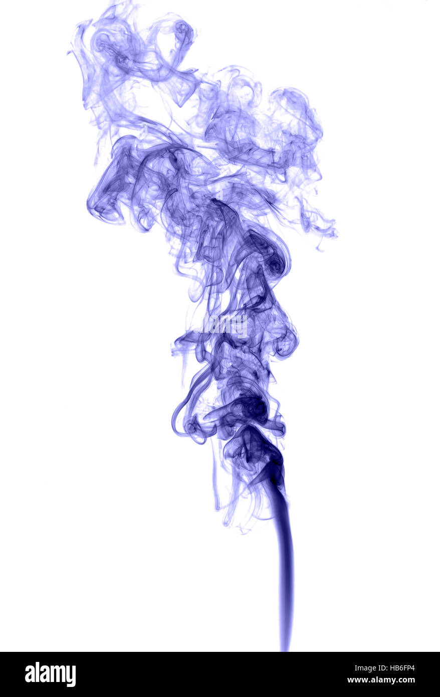Abstrakt farbigen Rauch auf hellem Hintergrund Stockfoto