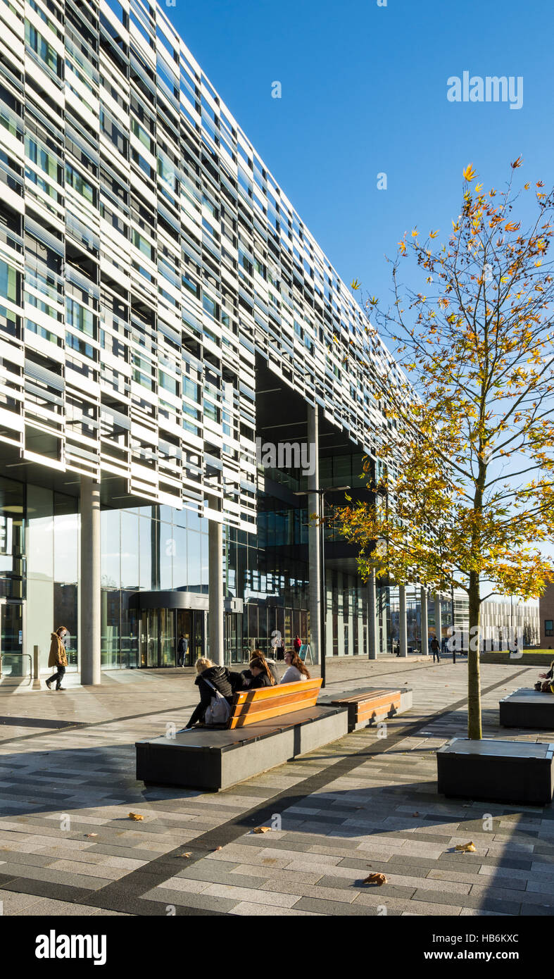 Manchester Metropolitan University, Brooks akademischen Gebäude, Platzes Campus, Manchester, England, UK. Sheppard Robinson 2014. Stockfoto