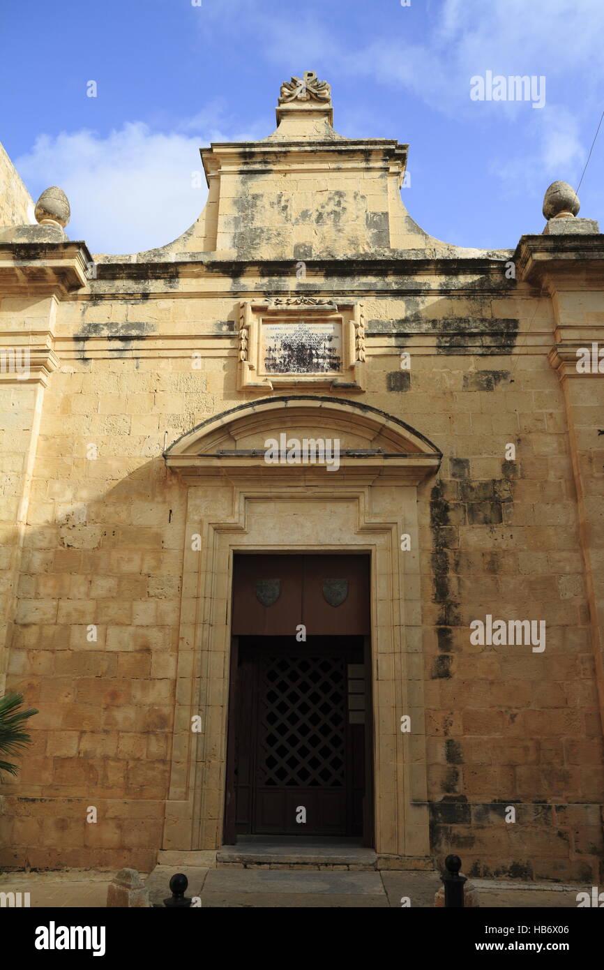 Straße in Valletta, Malta Stockfoto