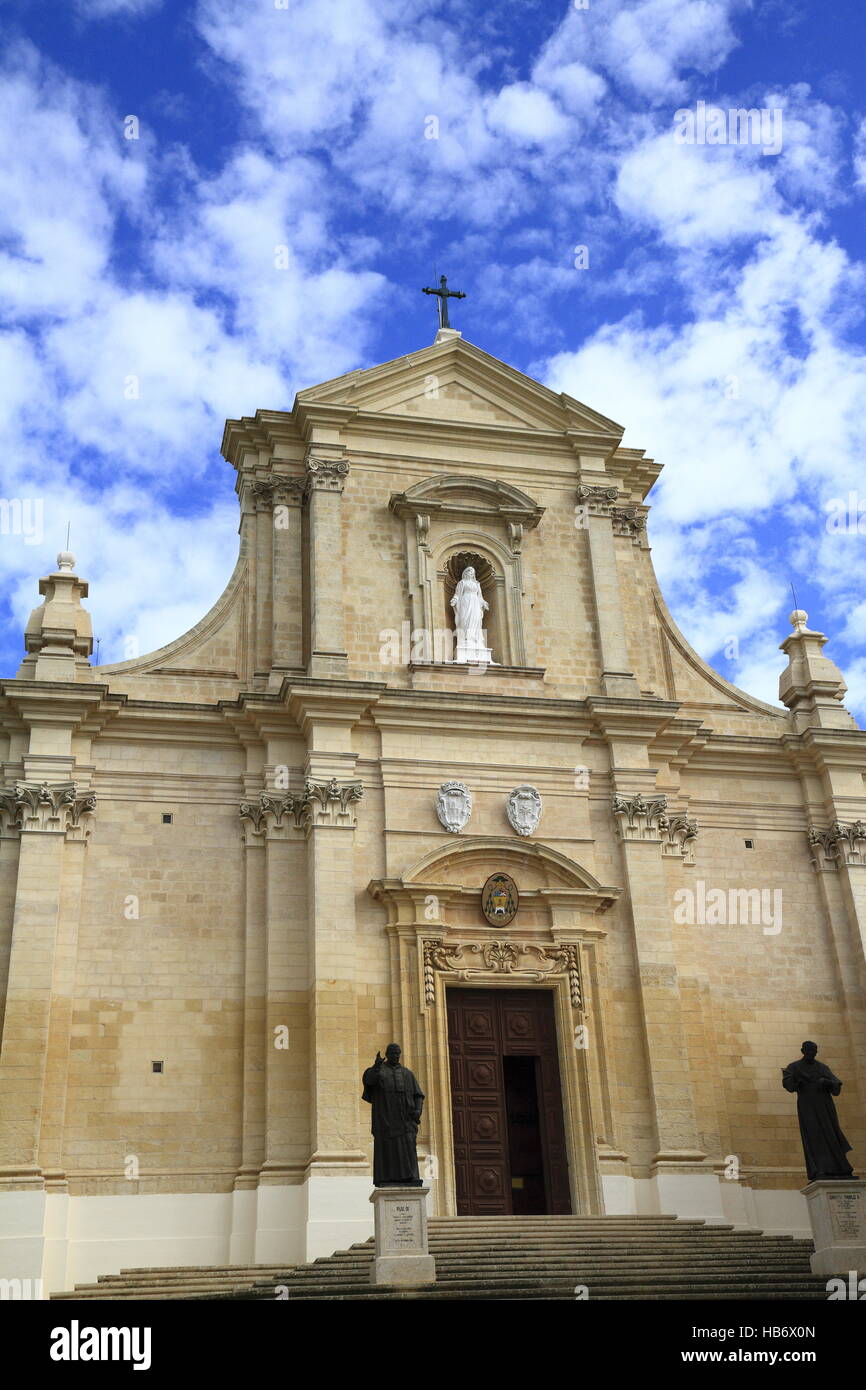 Kathedrale Mariä Himmelfahrt von Gozo, Malta Stockfoto