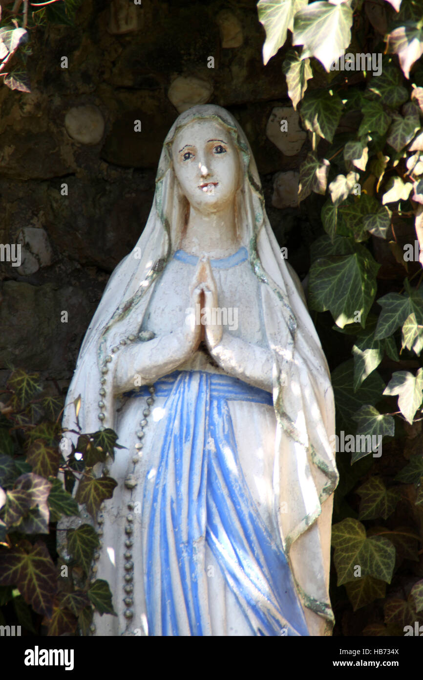 Eine Maria-Figur Stockfoto