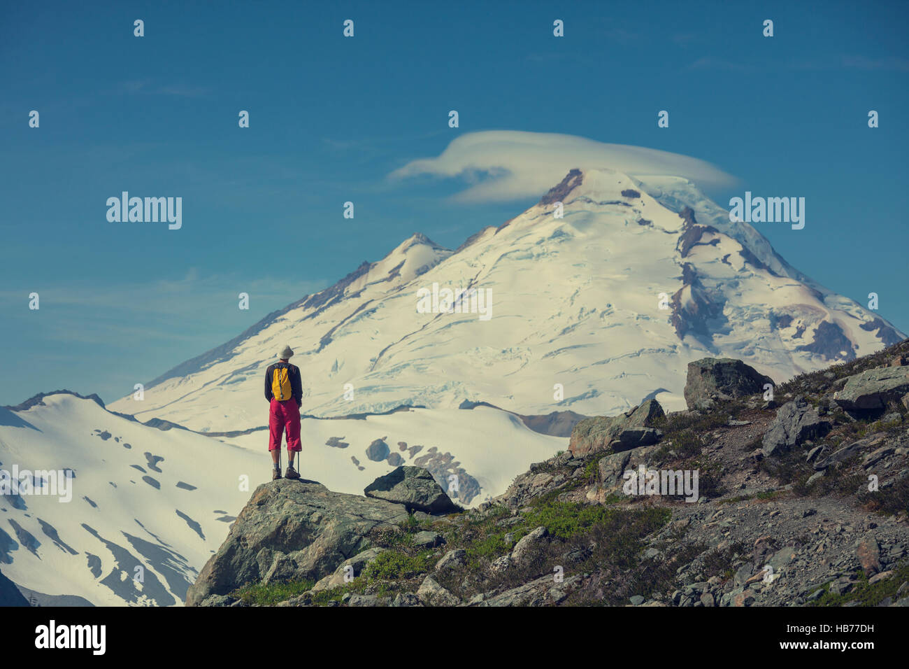 Wandern in Baker Bereich Stockfoto