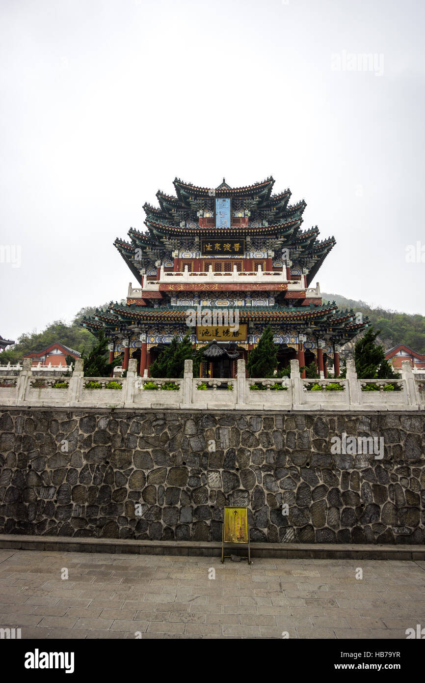 Tianmen-Berg-Tempel-Architektur Stockfoto