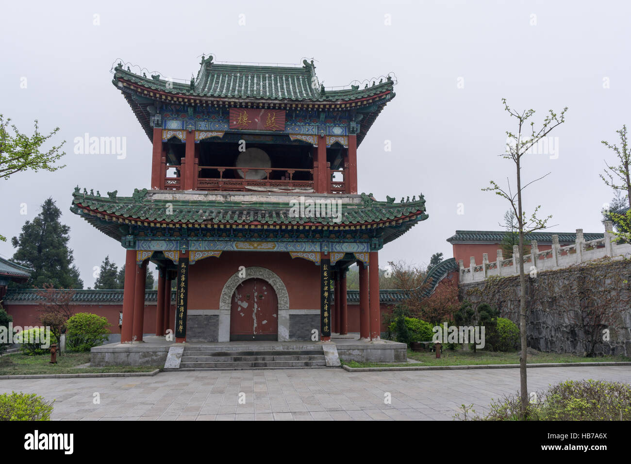 Tianmen-Berg-Tempel-Architektur Stockfoto