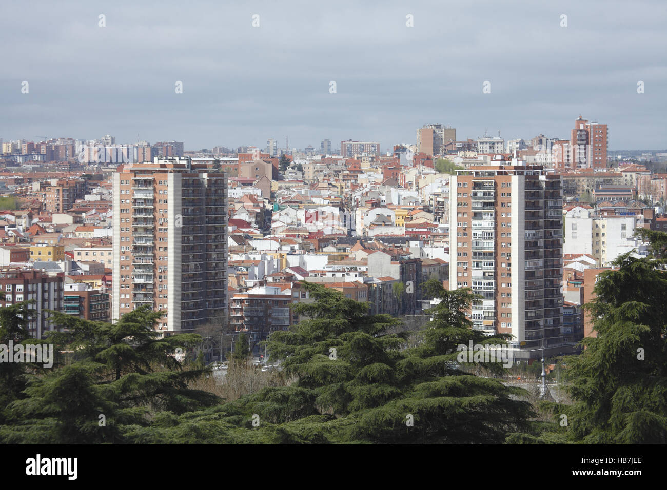 Wohnungen, Madrid Stockfoto