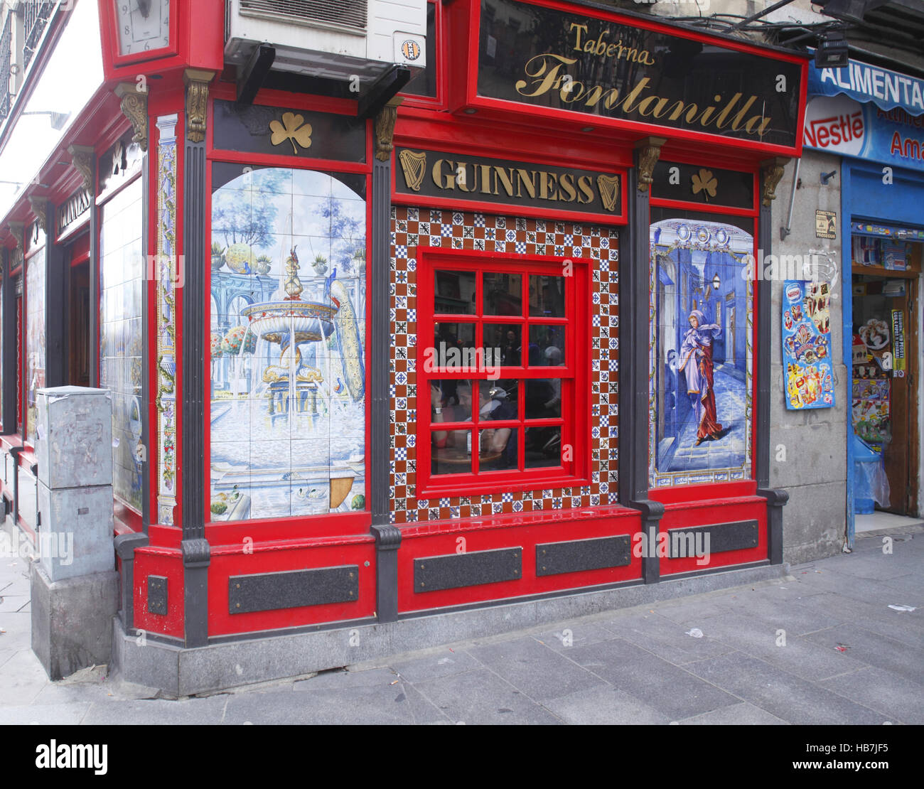 Taberna Fontanilla Stockfoto