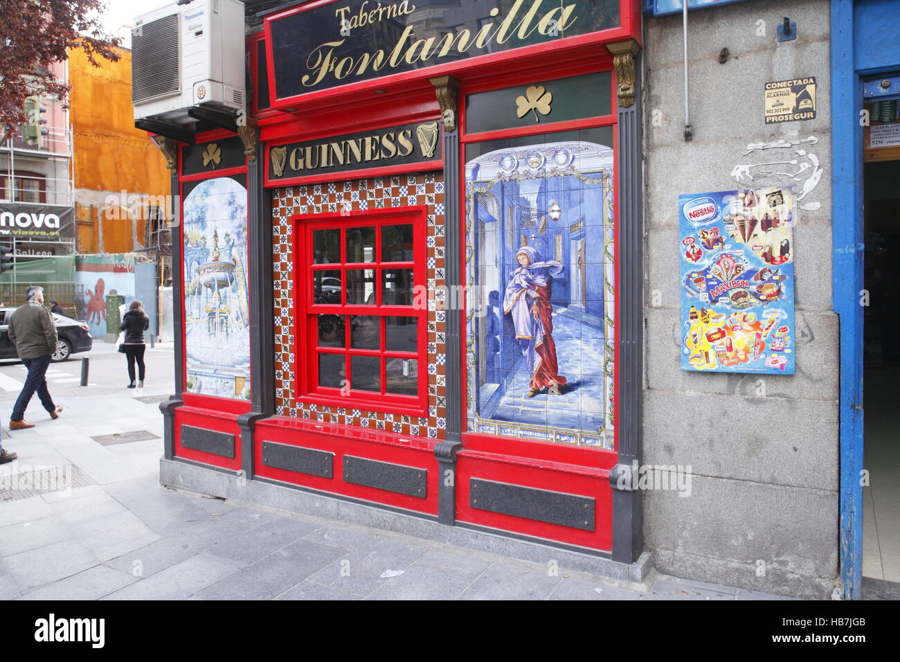 Taberna Fontanilla Stockfoto