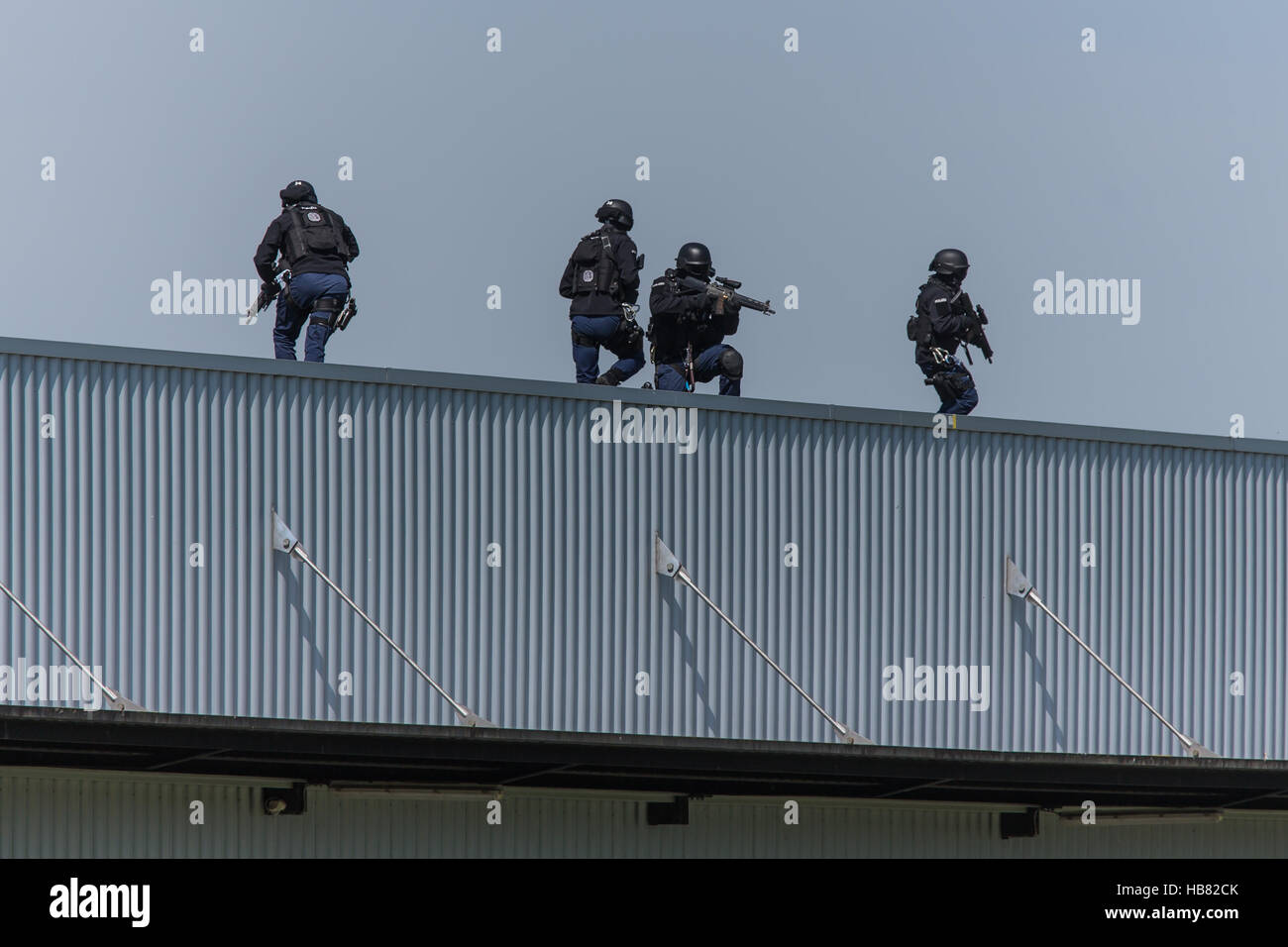 Sondergruppe Luchs der Luzerner Polizei Stockfoto