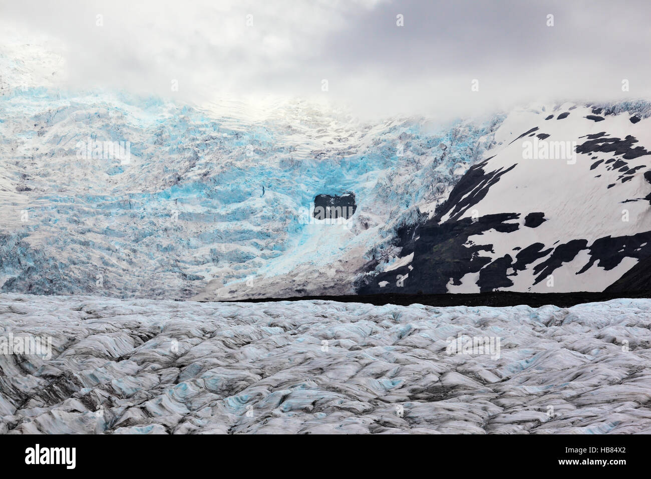 Die riesigen Gletscher Vatnajökull Stockfoto
