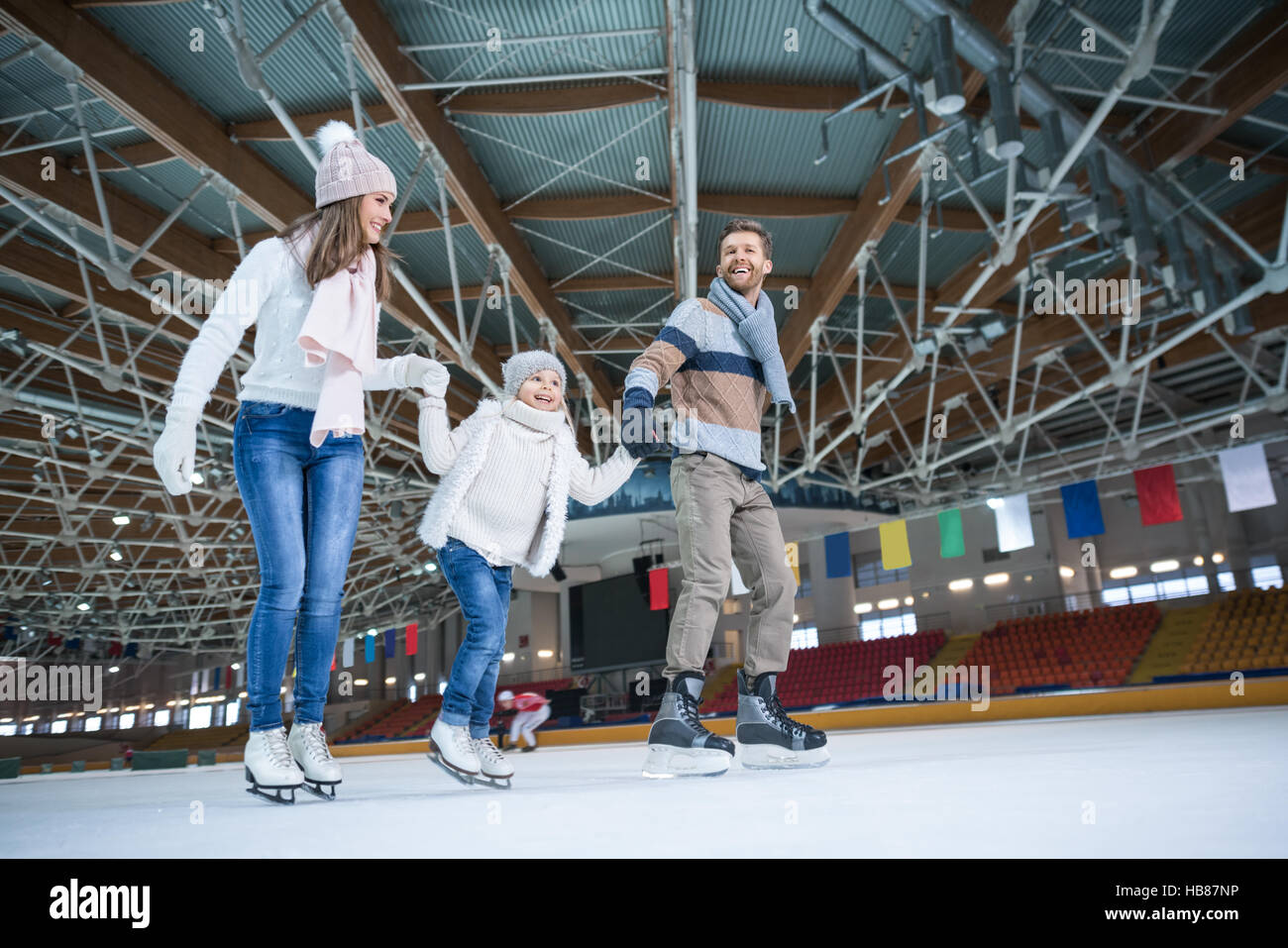 Menschen bewegen Stockfoto