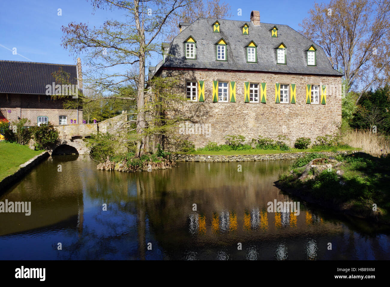 Kleeburg Burg Weidesheim Stockfoto