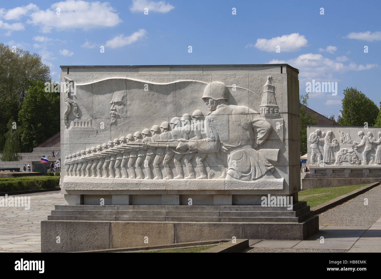 Sowjetisches Kriegsdenkmal Stockfoto