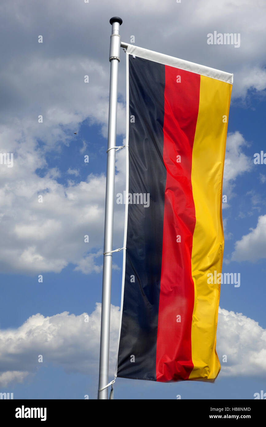 Flagge von Deutschland Stockfoto