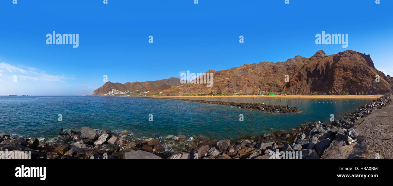 Teresitas Strand auf Teneriffa - Kanarische Inseln Stockfoto