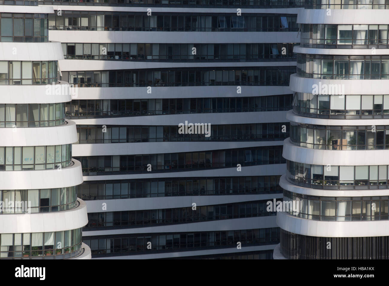 Wangjing Soho Beijing China Stockfoto