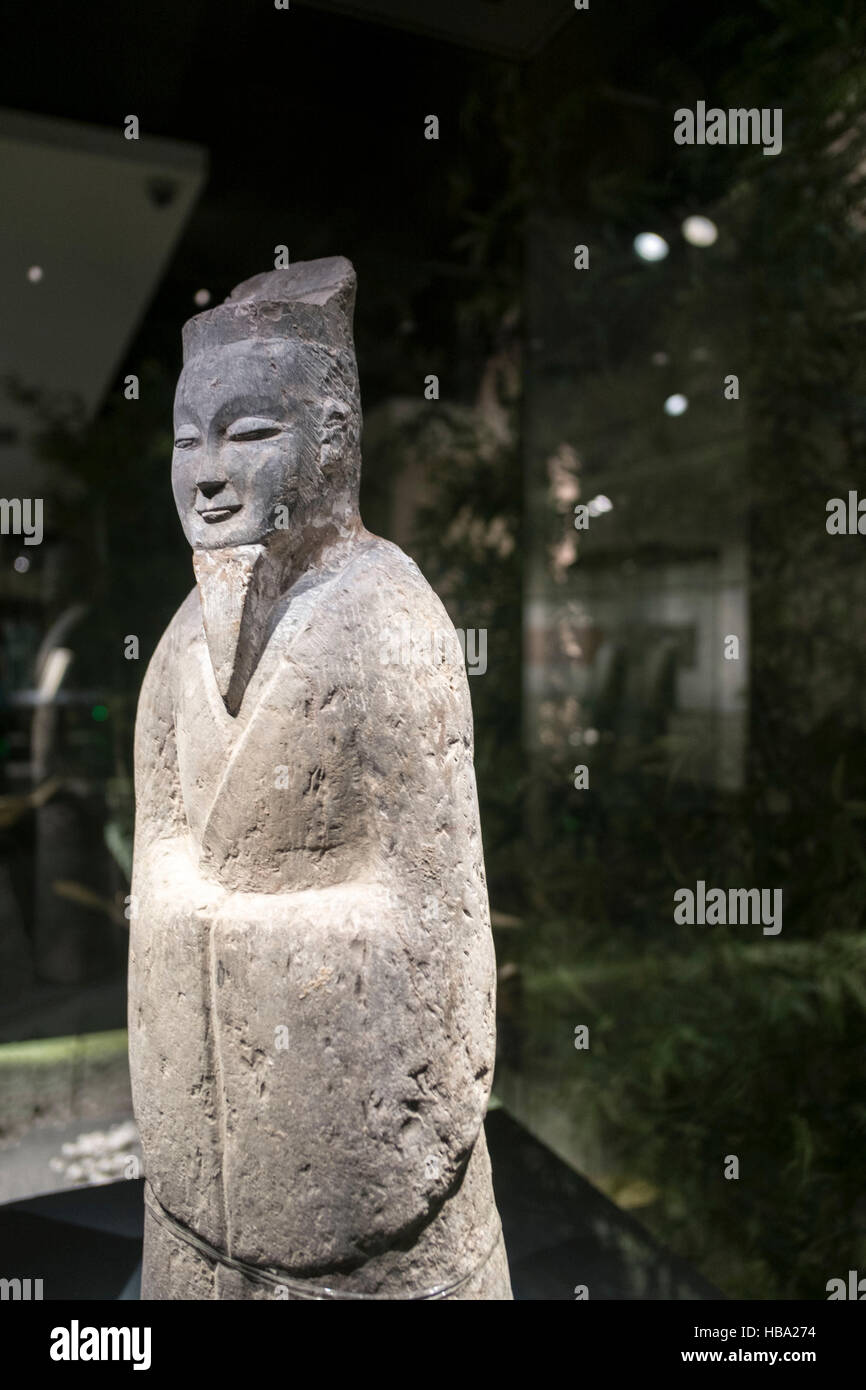 Stein Figur, südlichen Dynastien Nanjing Museum Jiangsu china Stockfoto