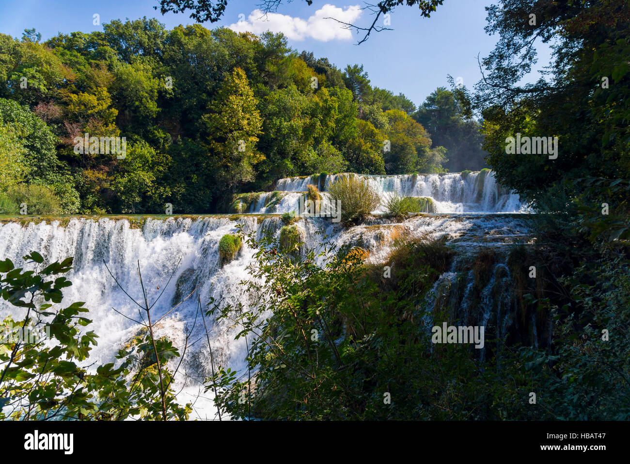 Nationalpark Krka, Kroatien Stockfoto