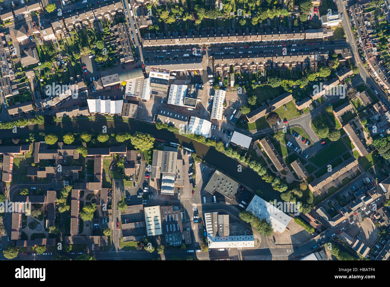 Luftbild Worcester, England, UK Stockfoto