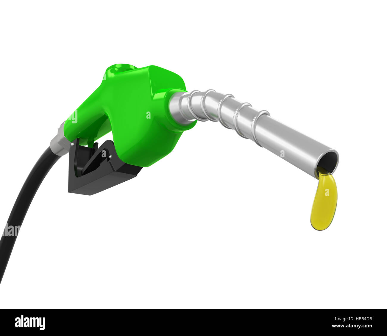 Gas-Pumpe-Düse Stockfoto